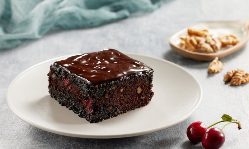 Dondurmalı Vişneli Brownie