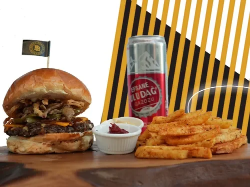 Smurf Burger Menü