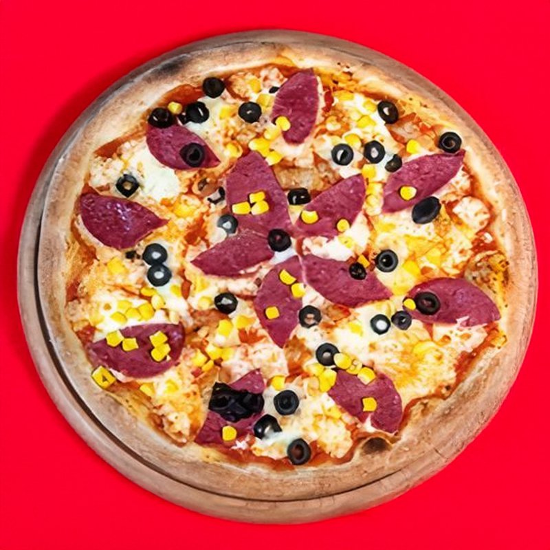 Salamlı Pizza