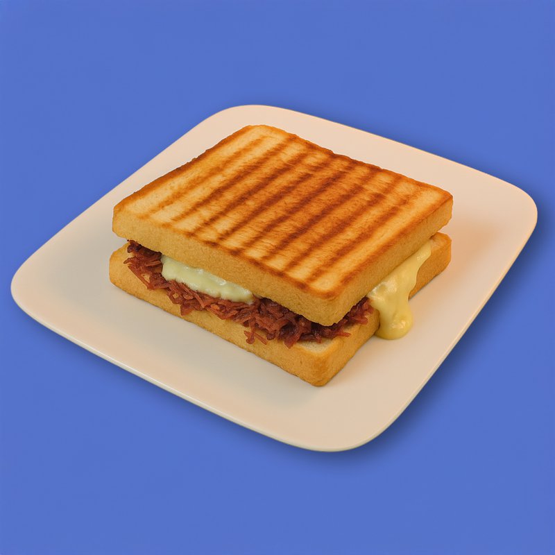 Kavurmalı Kaşarlı Tost