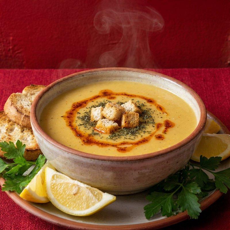 Süzme Mercimek Çorbası