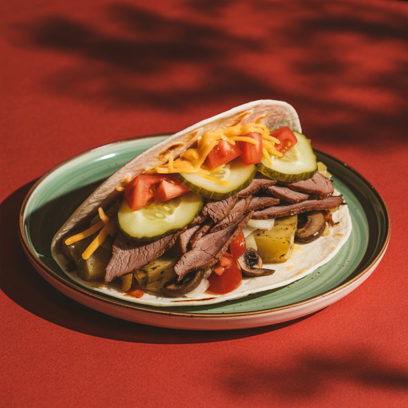 Et Döner Taco (25 cm.)