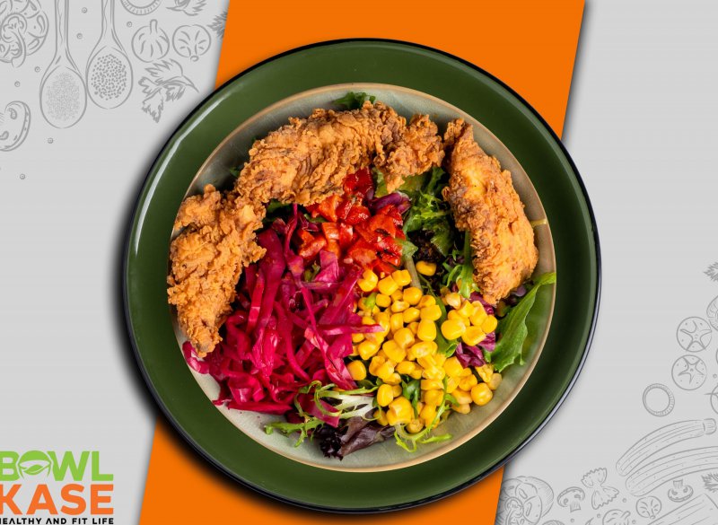 Çıtır Tavuklu Salata