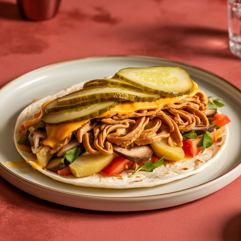 Tavuk Dönerli Taco (15 cm.)