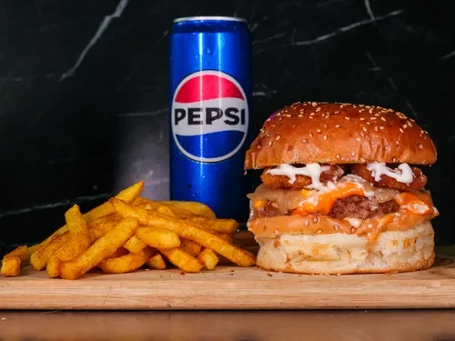 Roket Aspirin Et Burger Menü