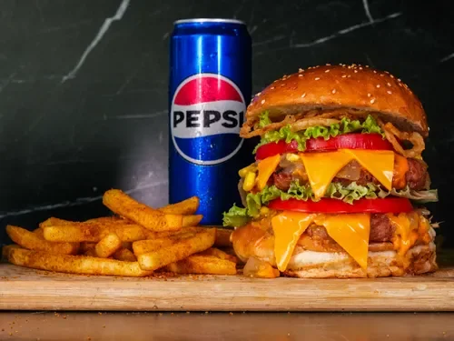 2 Katlı Dinamit Et Burger Menü