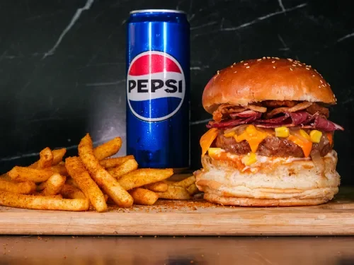 Pastırmalı Et Burger Menü