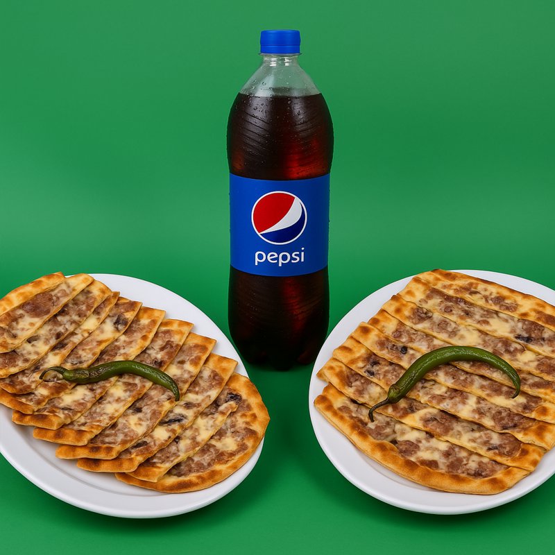 2'li Kıymalı Pide Menü