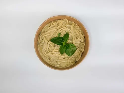 Pesto Kremalı Fettuccine