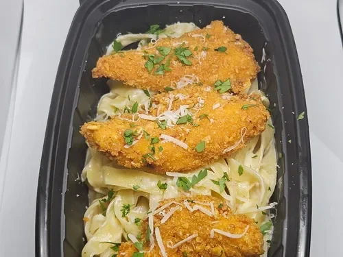 Çıtır Tavuklu Fettuccine