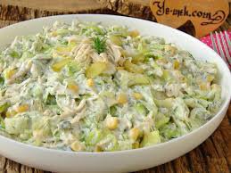 Mayonezli Tavuk Salatası