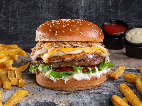 Cheesy Beast Burger