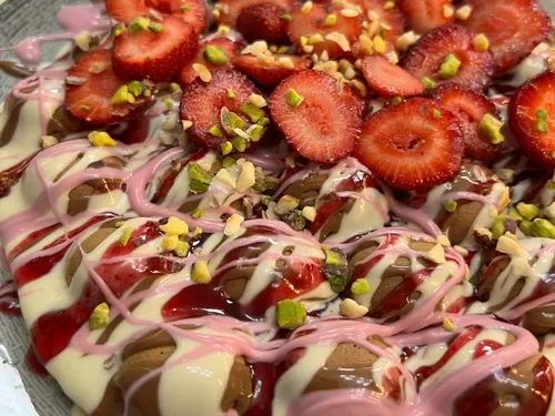 Çilek Rüyası Bubble Waffle