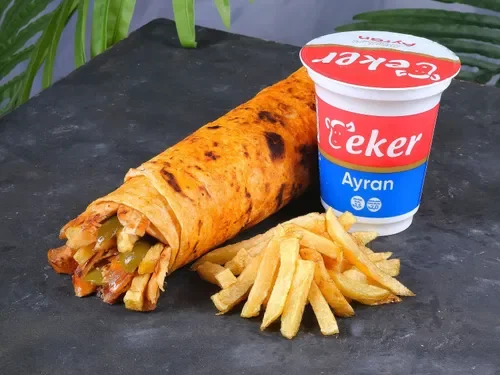 Mega Tavuk Döner Dürüm Menü