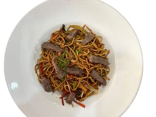 Dana Etli Mantarlı Noodle