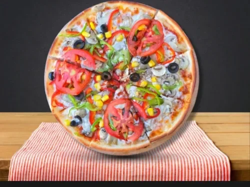 Vejeteryan Pizza (Büyük Boy)