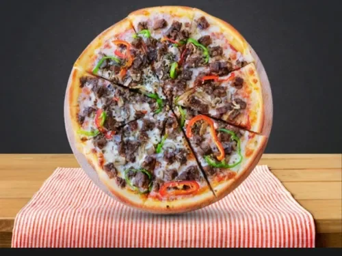 Kavurmalı Pizza (Küçük Boy)