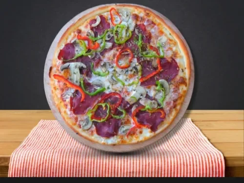 Pastırmalı Pizza (Orta Boy)