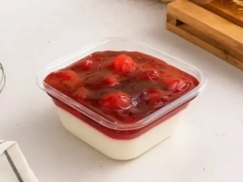 Frambuazlı Çilekli Muhallebi