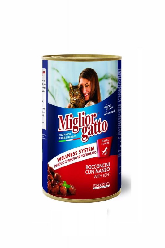 Miglior Gatto Biftek Etli ve Havuçlu Kedi Maması (100 g)