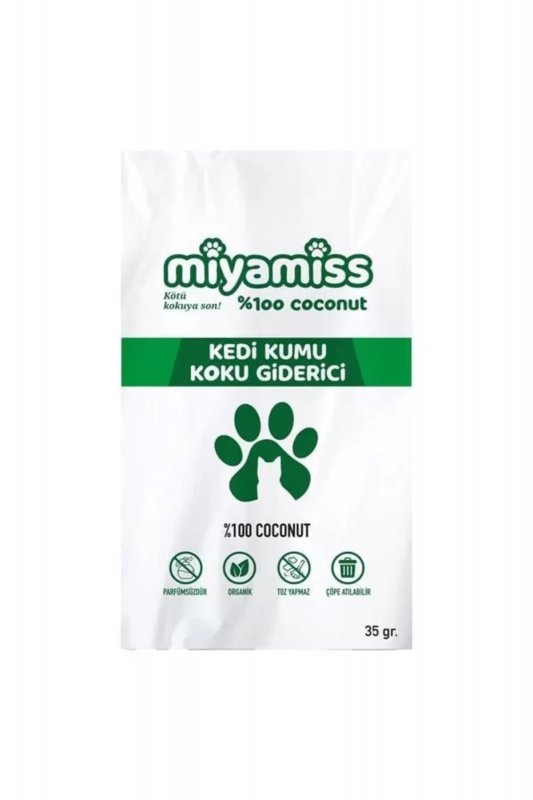 Miyamiss Aktif Karbonlu Kedi Kumu Koku Giderici (250 g)