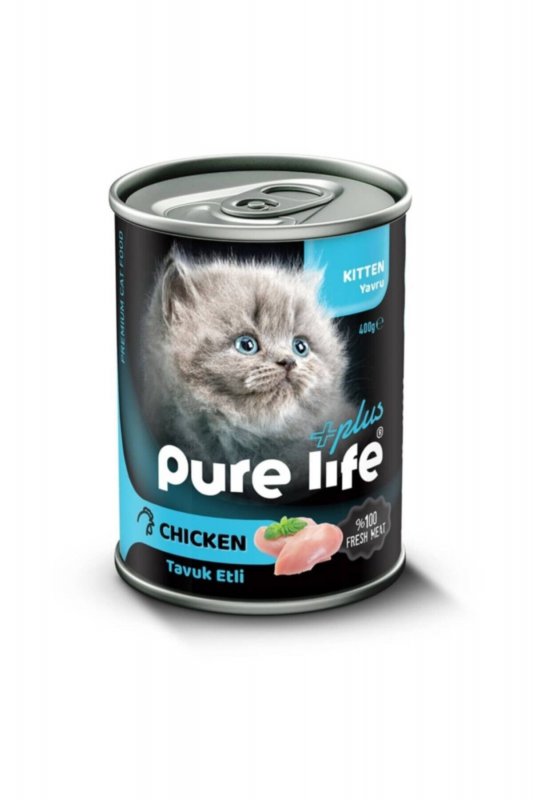 Pure Life Tavuk Etli Yetişkin Kedi Konserve Maması (415 g)