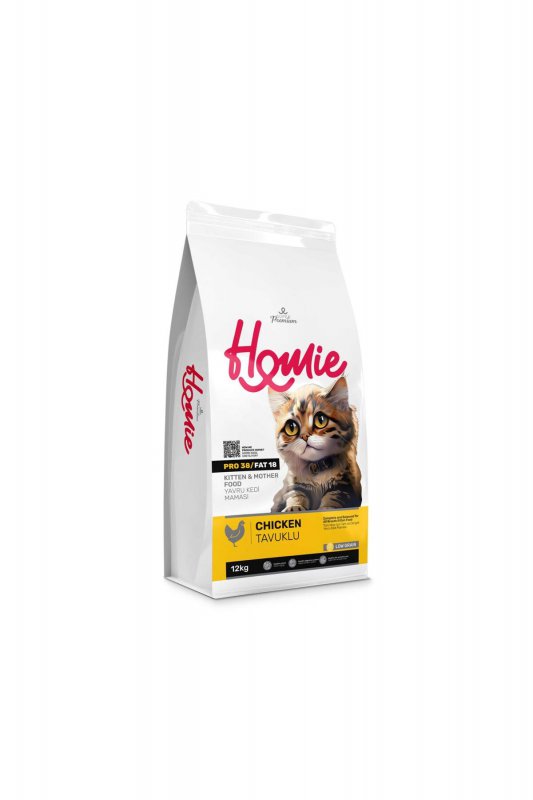 Homie Super Premium Tavuk Etli Yetişkin Kedi Maması (15 kg)