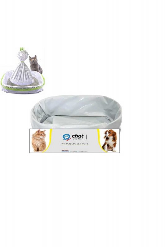 Chat Büzgülü Kedi Kumu Torbası (7'li)
