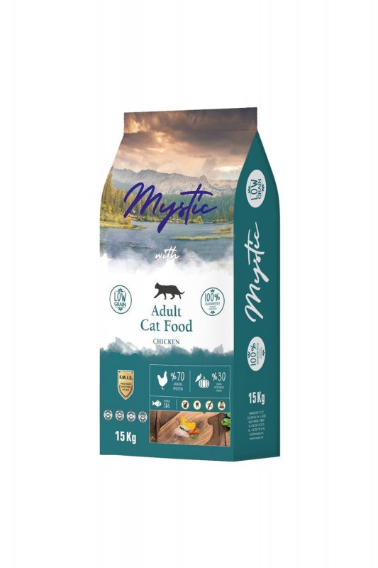 Mystic Düşük Tahıllı Tavuk Etli Yavru Kedi Maması (1,5 kg)