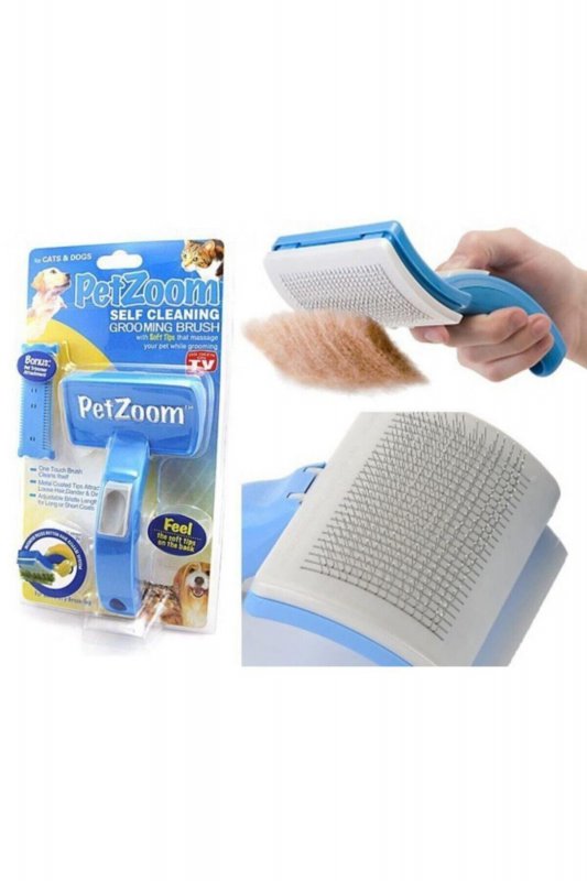 Petzoom Kedi ve Köpek Tüy Alma Tarağı