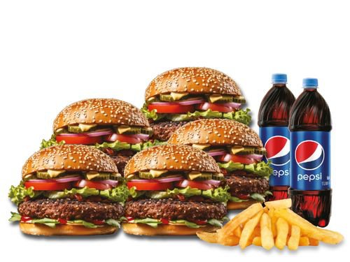 5'li Hamburger Menü