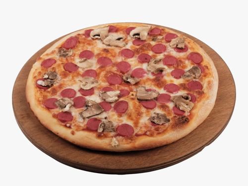 Sosisli Mantarlı Go Pizza (Orta Boy)