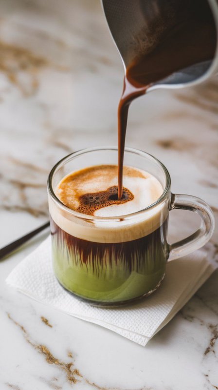 BUZLU ÇİKOLATA MATCHA LATTE