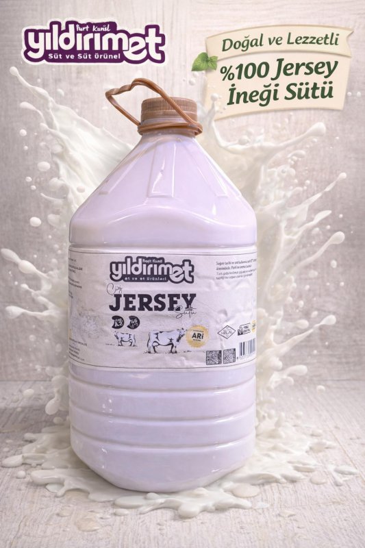 Yıldırım Jersey İnek Sütü 5 LT