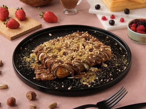 Sütlü & Beyaz Çikolatalı Waffle (Küçük)