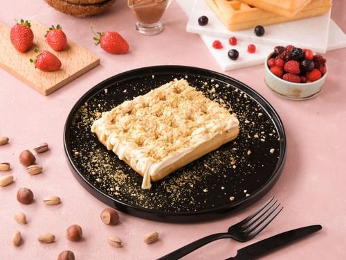 Beyaz Çikolatalı Waffle (Küçük)
