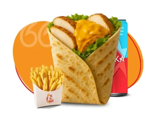 Mexico Wrap (Acılı) Menü