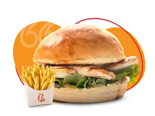 Grilled Chicken Sezar Burger