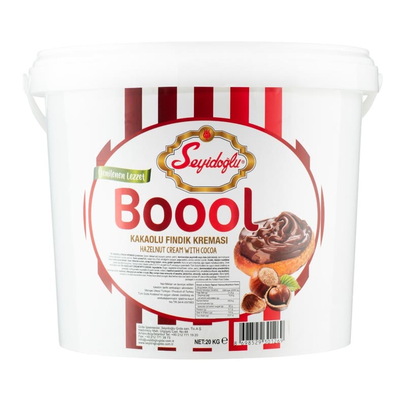 D. KAKAOLU FINDIK KREMA 20 KG