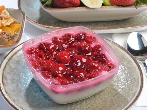 Frambuazlı Muhallebi