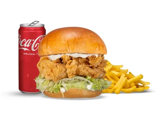 Chicken Tenders Burger Menü