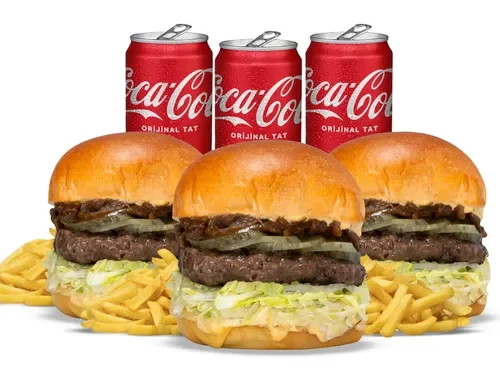 3'lü Joker Classic Burger Menü
