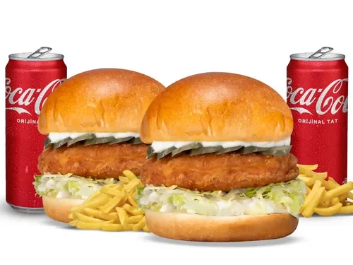 2'li Chicken Burger Menü