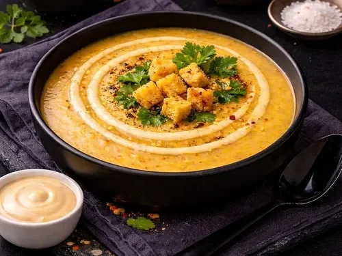 Tahinli Mercimek Çorbası