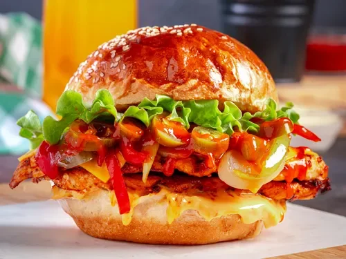 Salsa Meksikana Chicken Burger