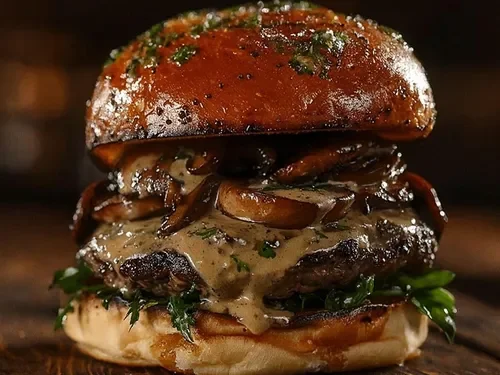 Belçika Mushroom Burger