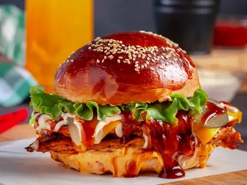 Margarita Chicken Burger