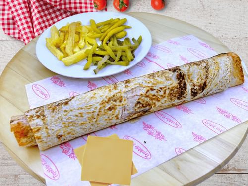 Kaşarlı Tavuk Döner Dürüm