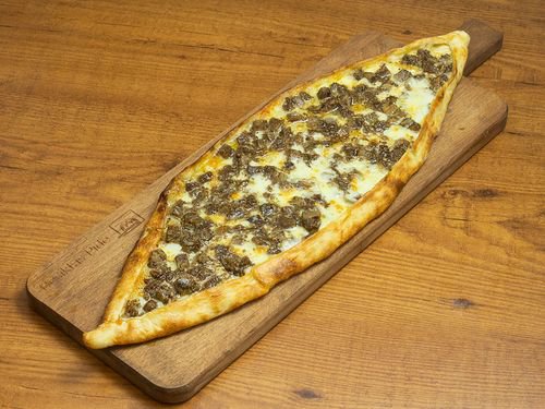 Kavurmalı & Kaşarlı Pide (Açık)