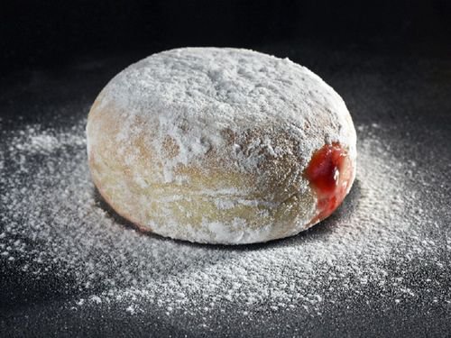 Pudra Şekerli Vişneli Donut (Adet)
